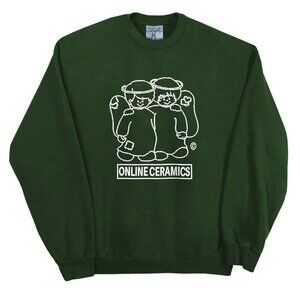 Online Ceramics Men's Green Angel Sweatshirt